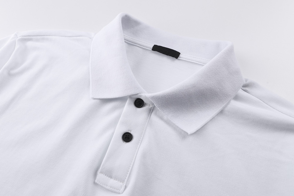 레플리카 명품 [MONCLER] 몽클레어 블랙 패치 피케 폴로셔츠 화이트/블랙 2컬러 남녀공용 - 뒷면 실사