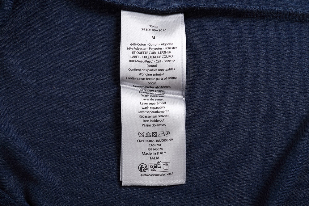 레플리카 명품 [DIOR] 디올 자수 디테일 테리 코튼 남성 반팔티셔츠 블루/화이트 2컬러 남녀공용 - 전체 실사