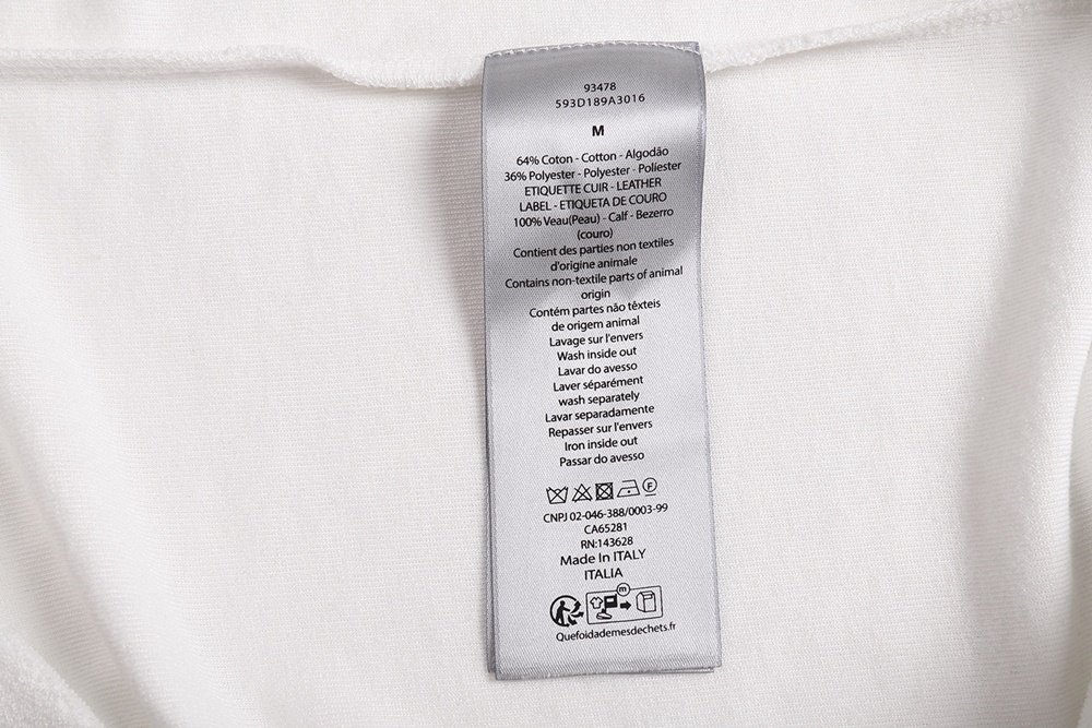 레플리카 명품 [DIOR] 디올 자수 디테일 테리 코튼 남성 반팔티셔츠 블루/화이트 2컬러 남녀공용 - 상세 이미지 실사 18