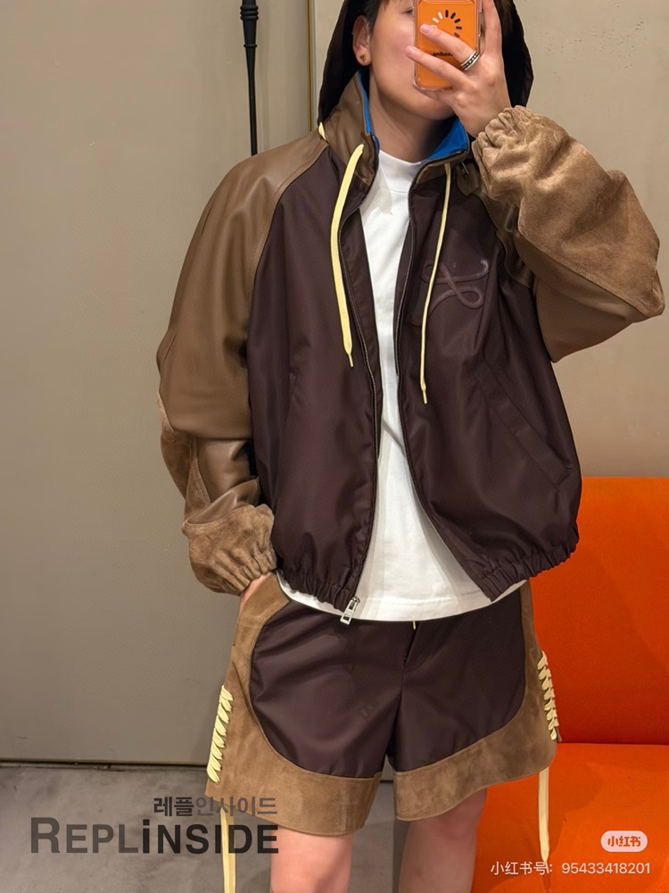 레플리카 명품 [LOEWE] 로에베 나일론 봄버 자켓 남녀공용 - 소재 실사