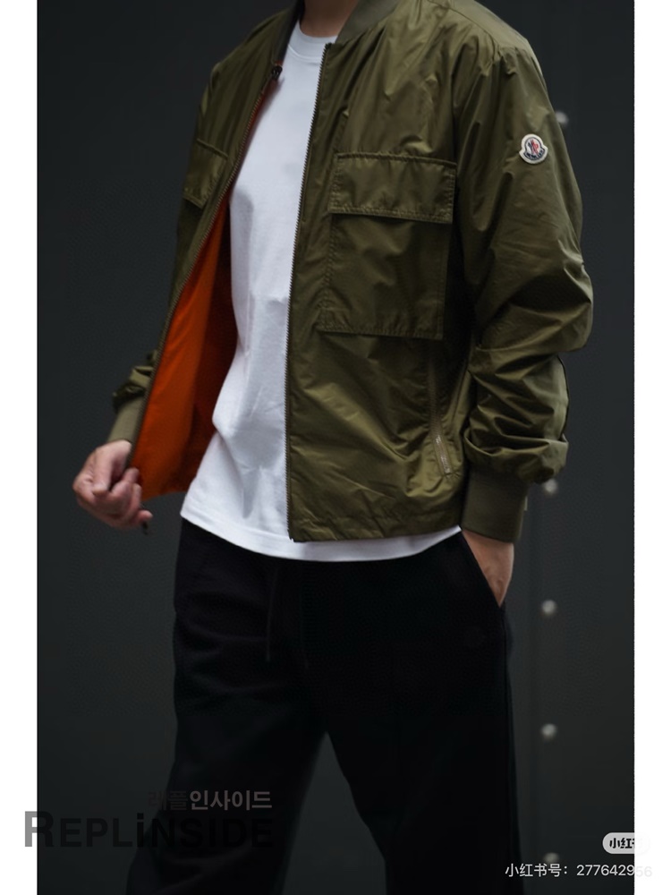 레플리카 명품 [MONCLER] 몽클레어 리버서블 봄버 바람막이 자켓 남녀공용 - 라벨 실사