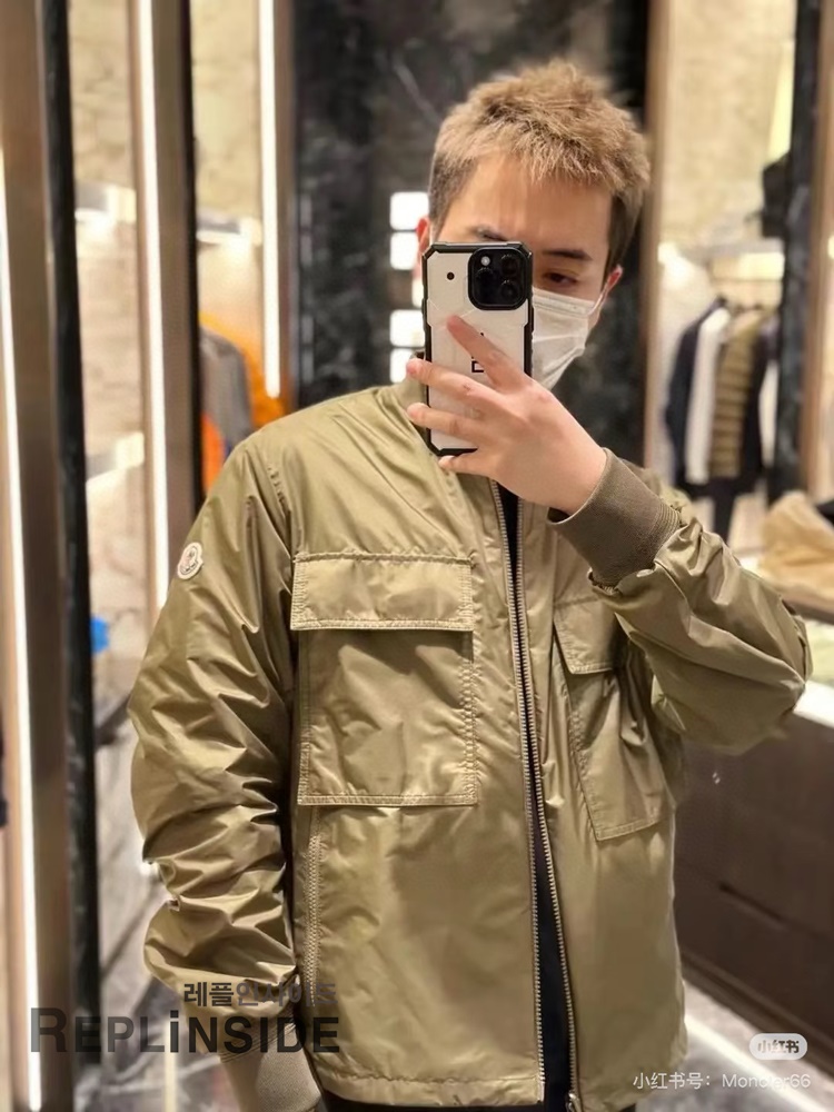 레플리카 명품 [MONCLER] 몽클레어 리버서블 봄버 바람막이 자켓 남녀공용 - 상세 이미지 실사 25
