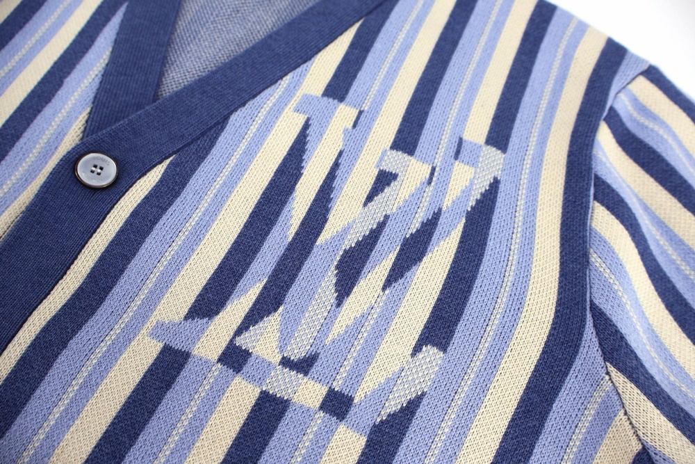 레플리카 명품 [LOUIS VUITTON] 루이비통 스트라이프드 자카드 가디건 남녀공용 - 인솔 실사