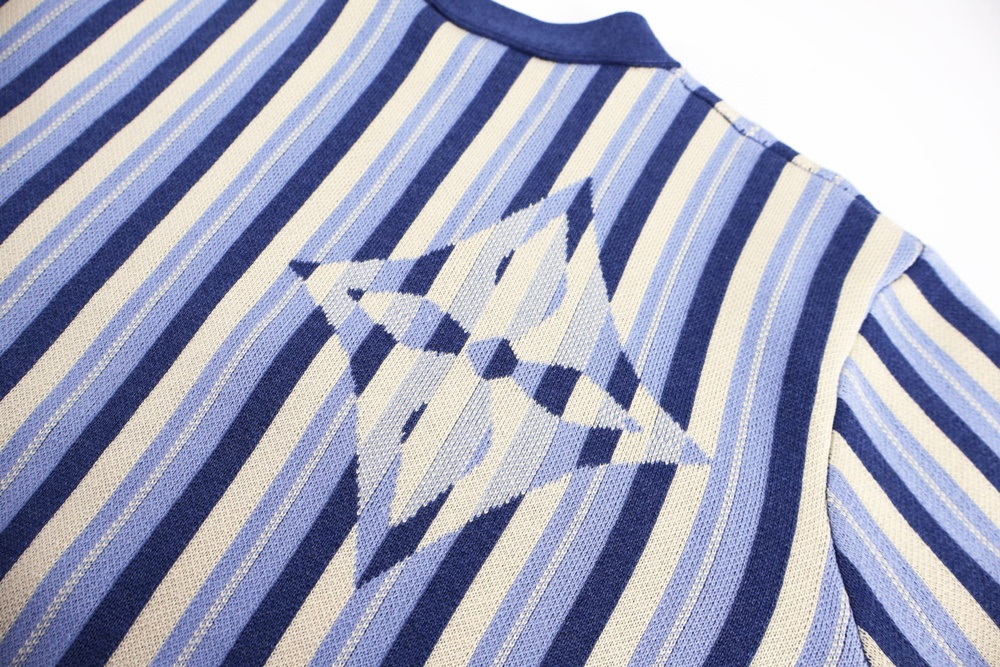 레플리카 명품 [LOUIS VUITTON] 루이비통 스트라이프드 자카드 가디건 남녀공용 - 택 실사