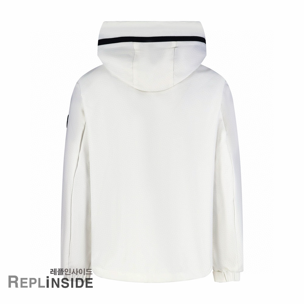 레플리카 명품 [MONCLER] 몽클레어 캡 야상 후드 바람막이 2컬러 네이비/화이트 2컬러 남녀공용 - 디테일 실사