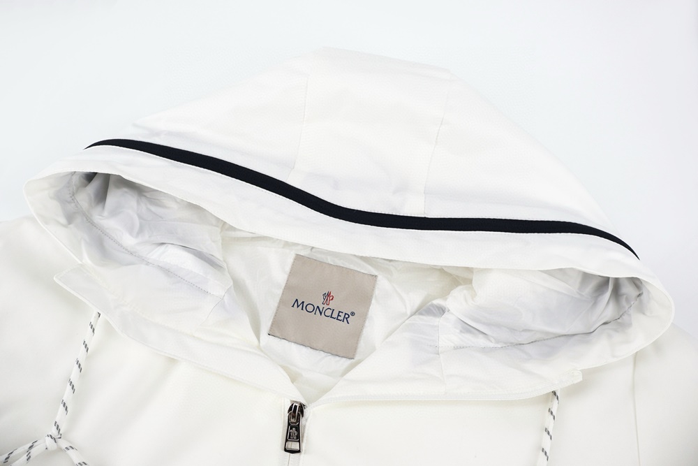 레플리카 명품 [MONCLER] 몽클레어 캡 야상 후드 바람막이 2컬러 네이비/화이트 2컬러 남녀공용 - 사이즈 실사
