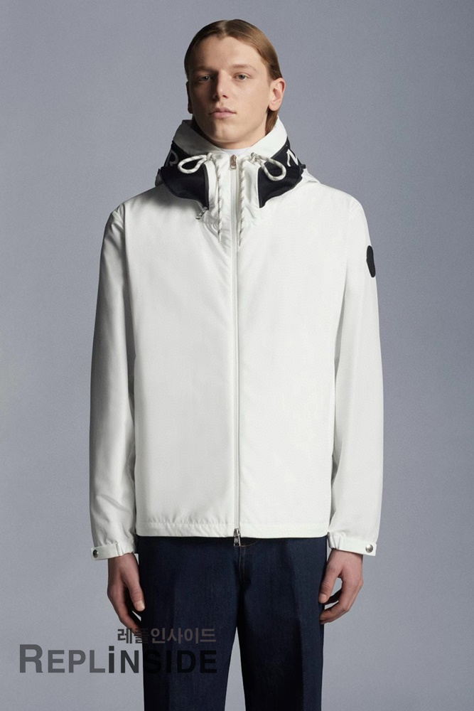레플리카 명품 [MONCLER] 몽클레어 캡 야상 후드 바람막이 2컬러 네이비/화이트 2컬러 남녀공용 - 상세 이미지 실사 21