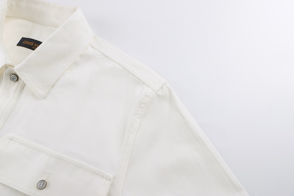 레플리카 명품 [LOUIS VUITTON] 루이비통 시그니처 자카드 오버셔츠 남성용 - 로고 실사