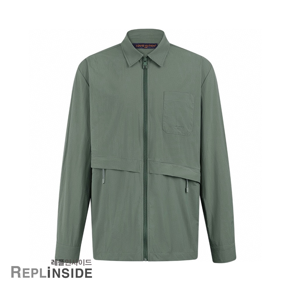 레플리카 명품 [LOUIS VUITTON] 루이비통 글램핑 슬리브드 셔츠 남성용 - 앞면 실사