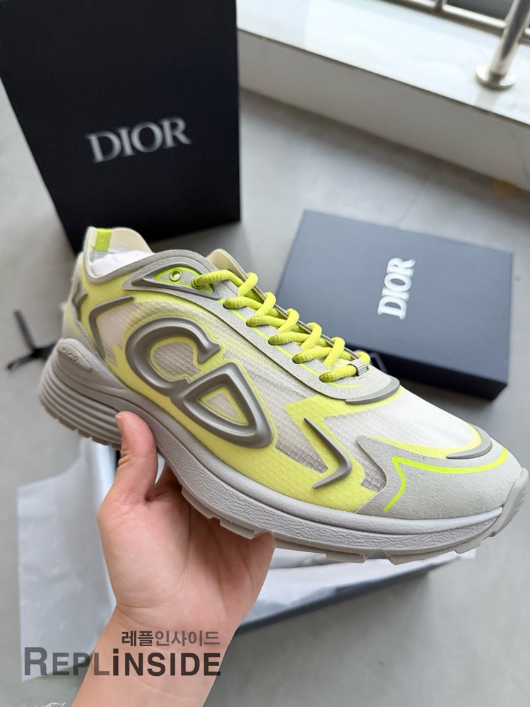 레플리카 명품 [DIOR] 디올 B30 오블리크 로우 스니커즈 남성용 - 로고 실사