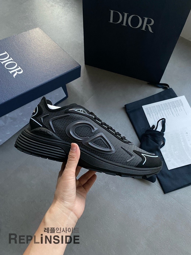 레플리카 명품 [DIOR] 디올 B30 오블리크 로우 스니커즈 남성용 - 로고 실사