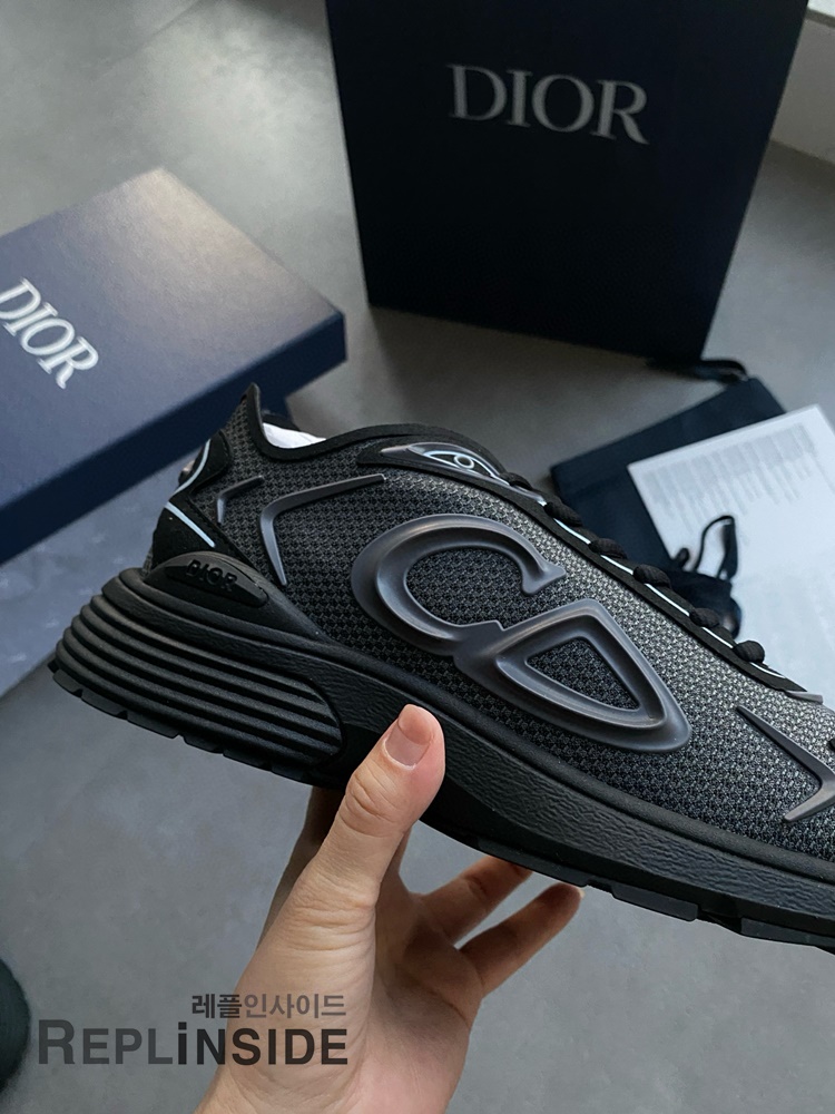 레플리카 명품 [DIOR] 디올 B30 오블리크 로우 스니커즈 남성용 - 박스 실사