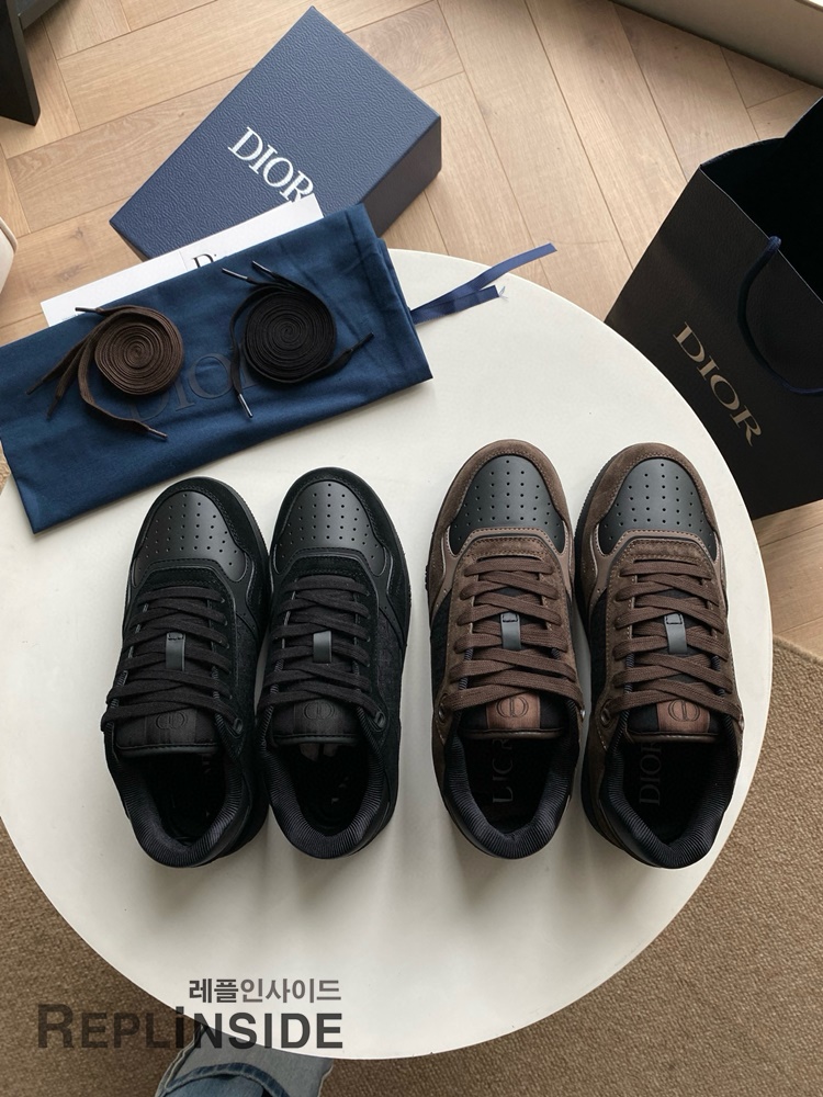 레플리카 명품 [DIOR] 디올 B27 오블리크 로우 스니커즈 남성용 - 전체 실사