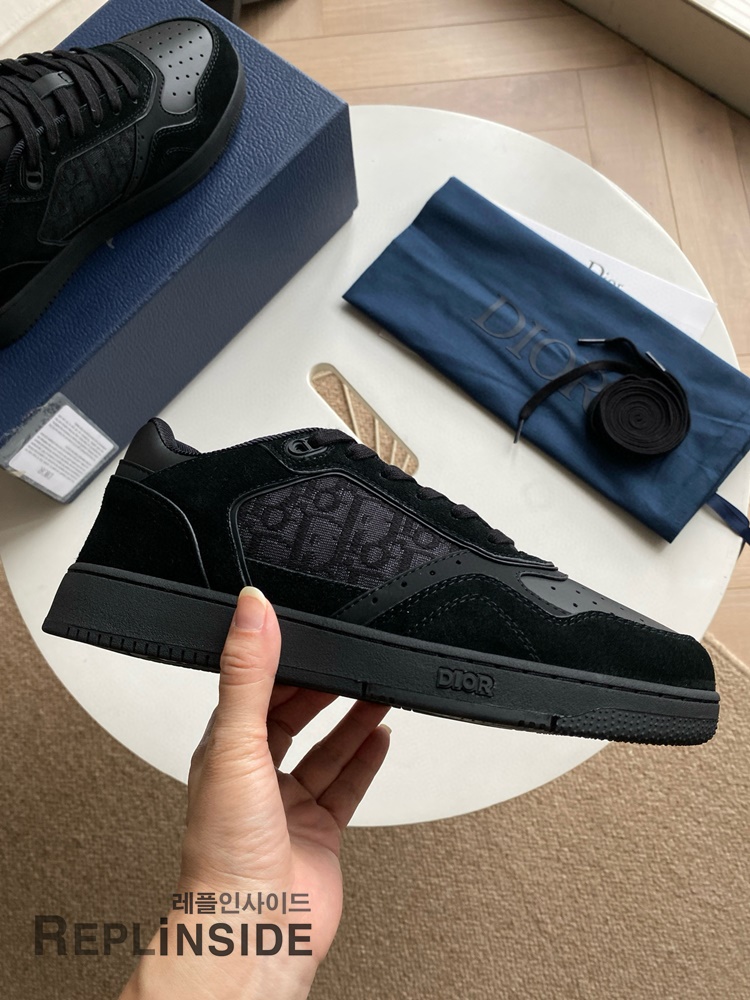 레플리카 명품 [DIOR] 디올 B27 오블리크 로우 스니커즈 남성용 - 로고 실사