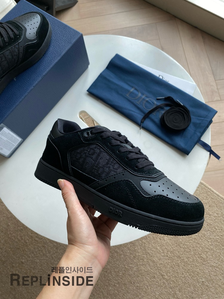 레플리카 명품 [DIOR] 디올 B27 오블리크 로우 스니커즈 남성용 - 인솔 실사