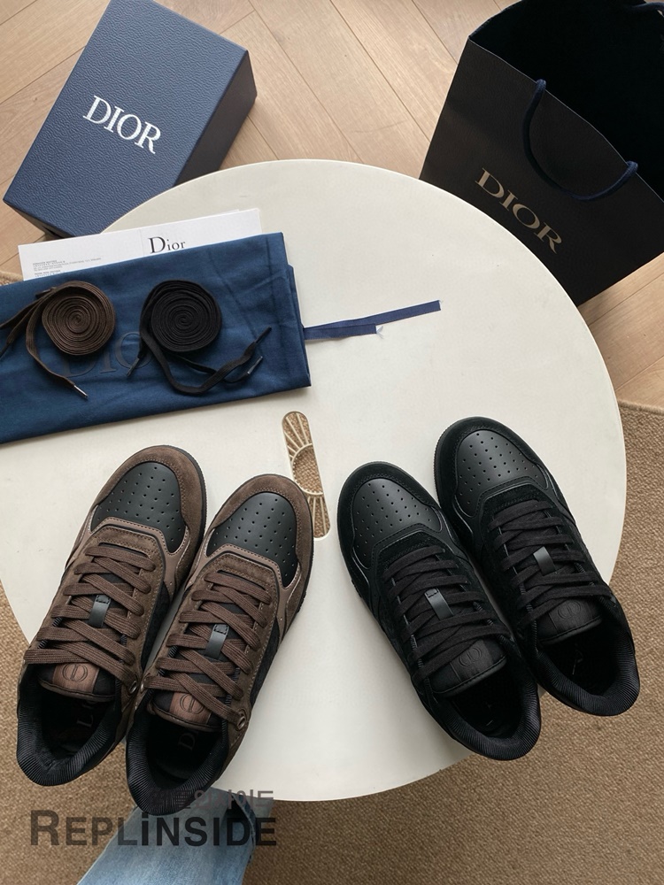 레플리카 명품 [DIOR] 디올 B27 오블리크 로우 스니커즈 남성용 - 전체 실사