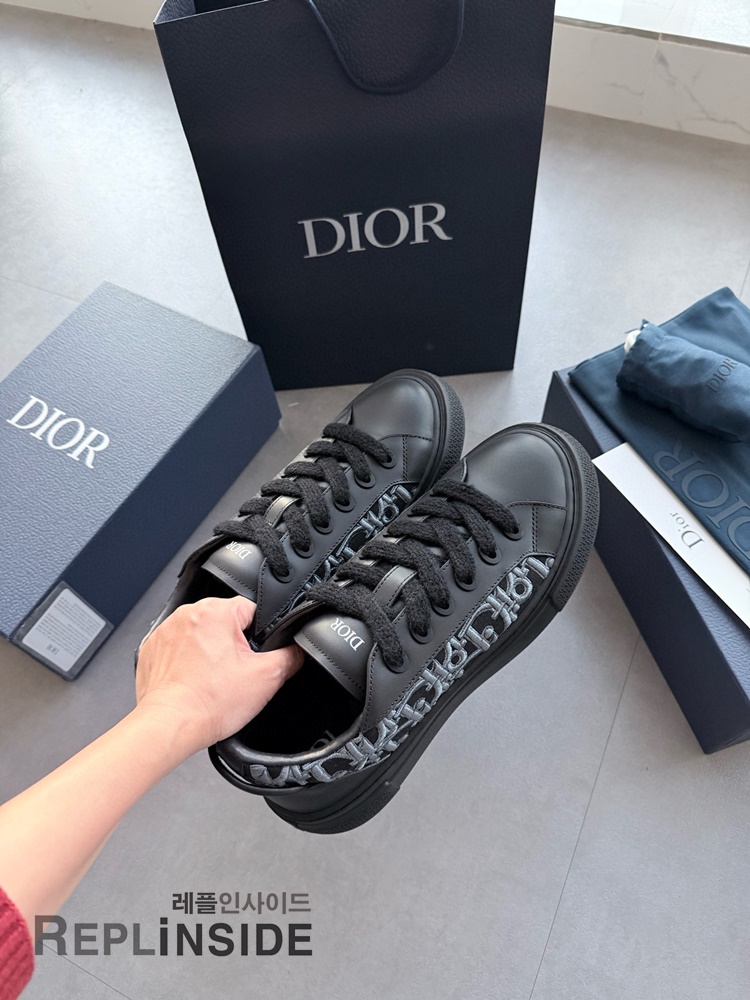 레플리카 명품 [DIOR] 디올 B33 스니커즈 남성용 - 뒷면 실사