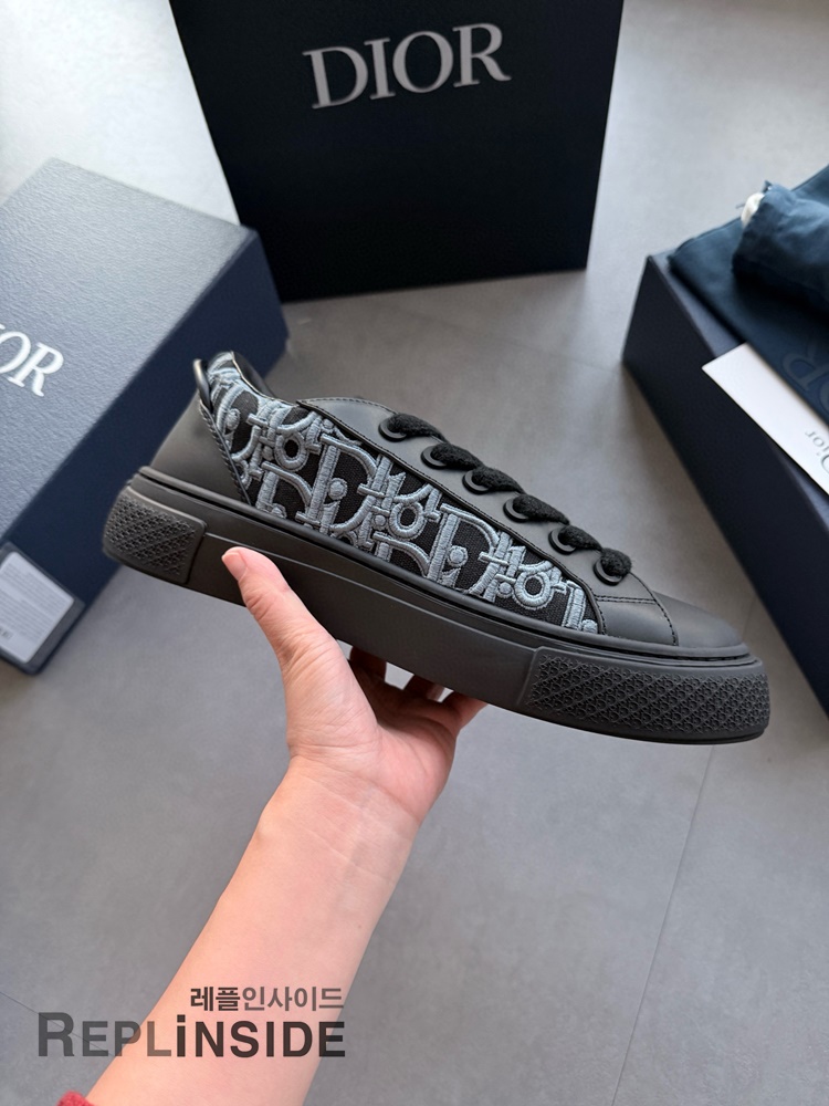 레플리카 명품 [DIOR] 디올 B33 스니커즈 남성용 - 로고 실사