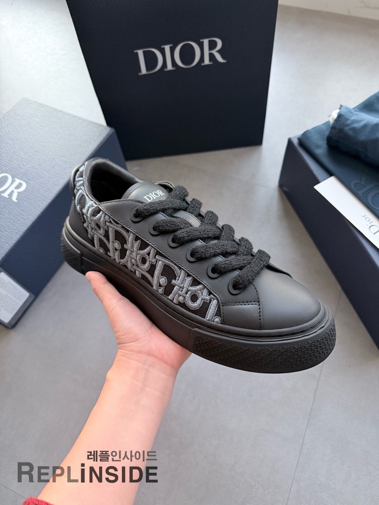 레플리카 명품 [DIOR] 디올 B33 스니커즈 남성용 - 인솔 실사
