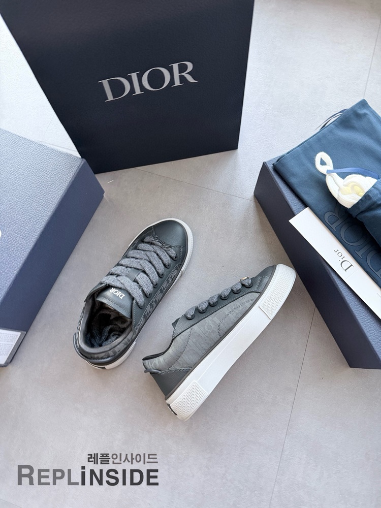 레플리카 명품 [DIOR] 디올 B33 스니커즈 남성용 - 앞면 실사