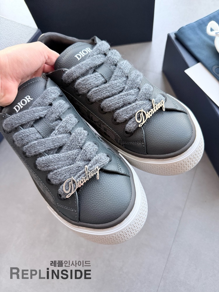 레플리카 명품 [DIOR] 디올 B33 스니커즈 남성용 - 뒷면 실사