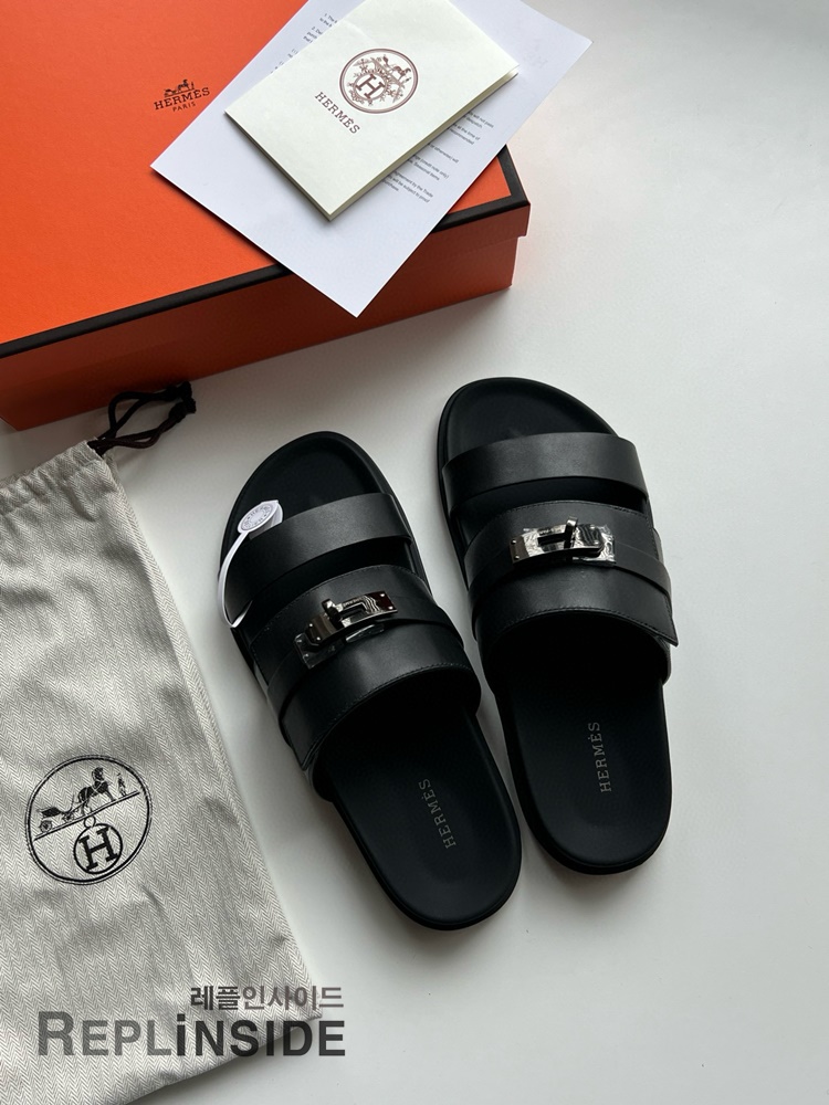 레플리카 명품 [HERMES] 에르메스 잭슨 샌들 남성용 - 앞면 실사