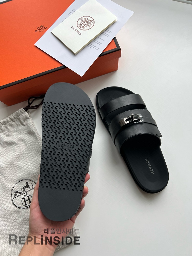 레플리카 명품 [HERMES] 에르메스 잭슨 샌들 남성용 - 옆면 실사
