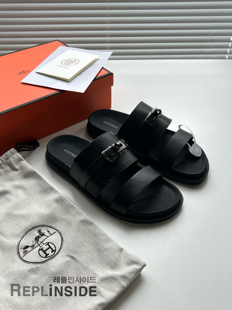 레플리카 명품 [HERMES] 에르메스 잭슨 샌들 남성용 - 박스 실사