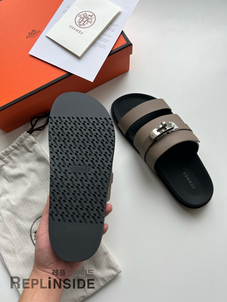 레플리카 명품 [HERMES] 에르메스 잭슨 샌들 남성용 - 옆면 실사
