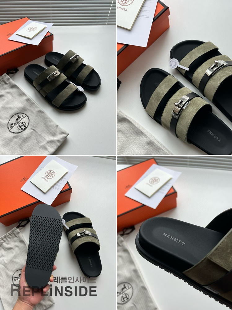레플리카 명품 [HERMES] 에르메스 잭슨 샌들 남성용 - 택 실사