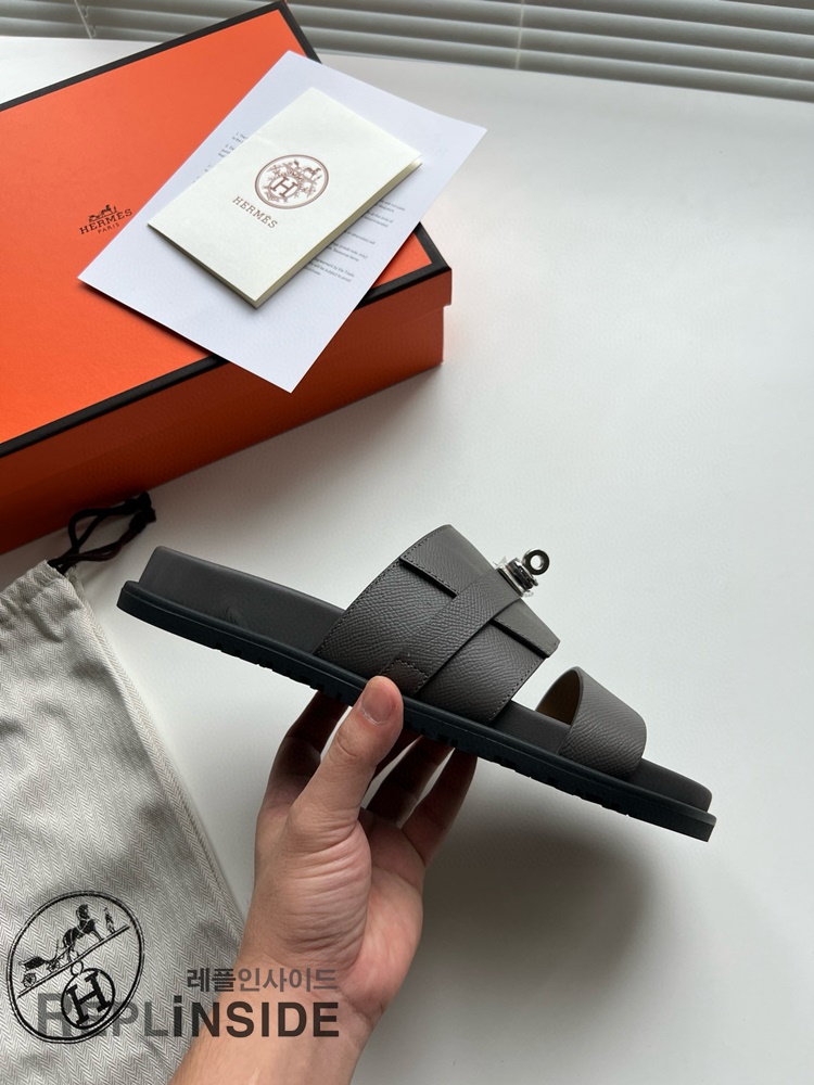 레플리카 명품 [HERMES] 에르메스 잭슨 샌들 남성용 - 로고 실사