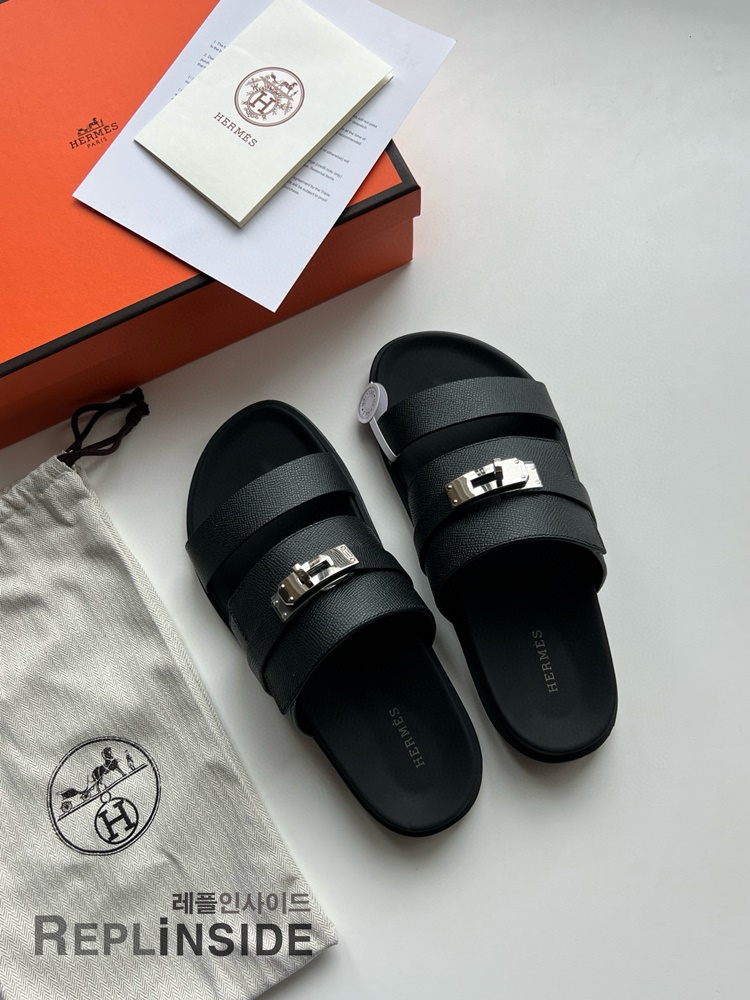레플리카 명품 [HERMES] 에르메스 잭슨 샌들 남성용 - 앞면 실사