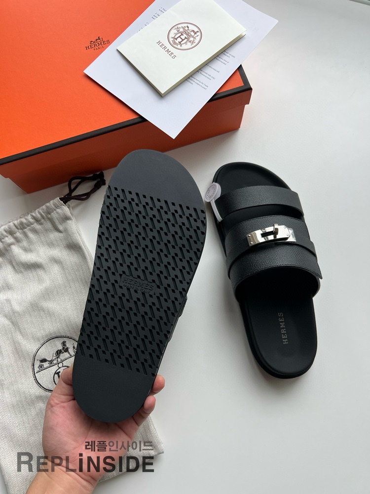 레플리카 명품 [HERMES] 에르메스 잭슨 샌들 남성용 - 옆면 실사