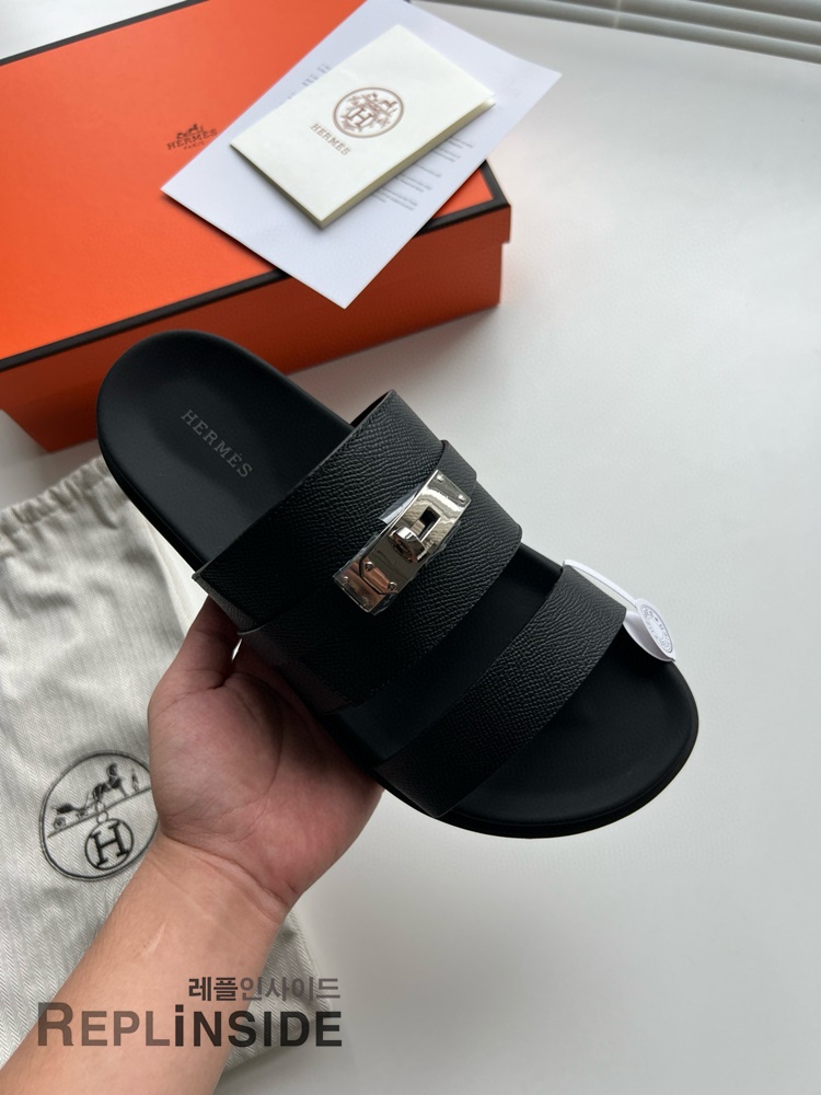 레플리카 명품 [HERMES] 에르메스 잭슨 샌들 남성용 - 밑창 실사