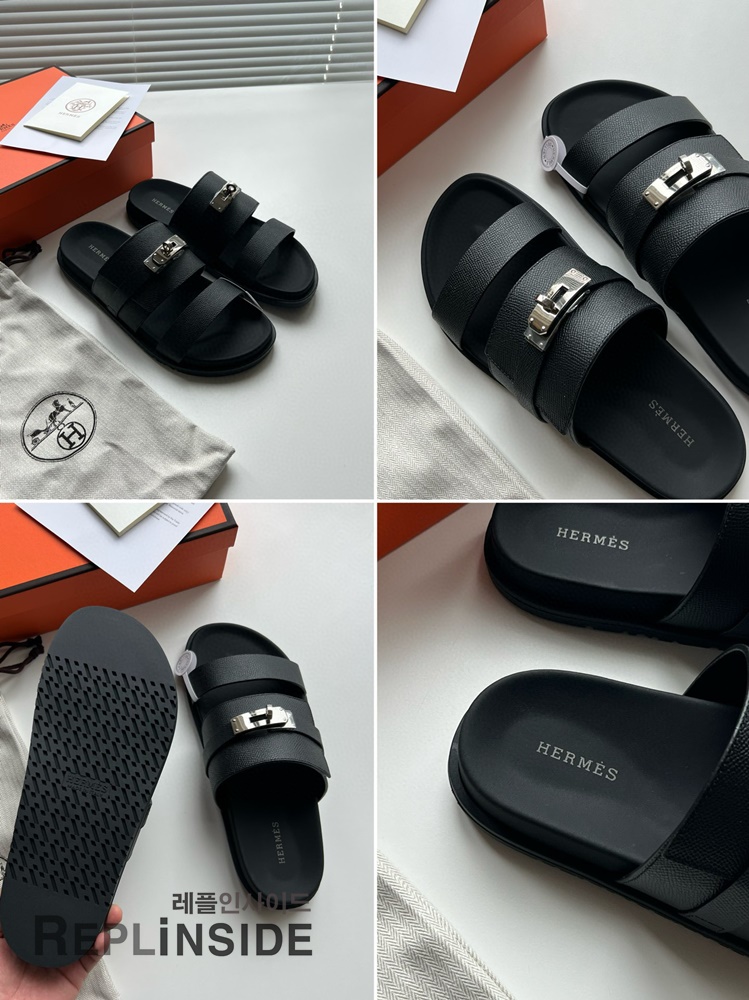 레플리카 명품 [HERMES] 에르메스 잭슨 샌들 남성용 - 전체 실사