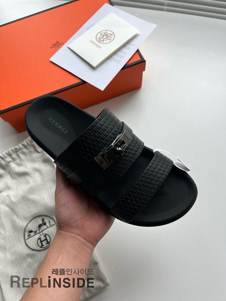 레플리카 명품 [HERMES] 에르메스 잭슨 샌들 남성용 - 밑창 실사