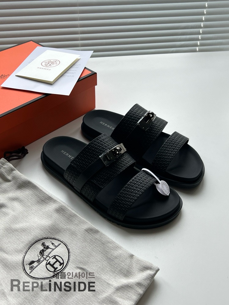 레플리카 명품 [HERMES] 에르메스 잭슨 샌들 남성용 - 박스 실사