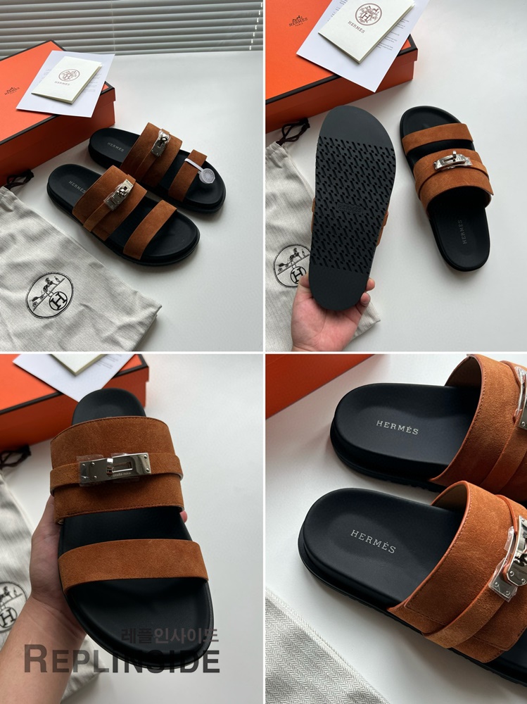 레플리카 명품 [HERMES] 에르메스 잭슨 샌들 남성용 - 택 실사