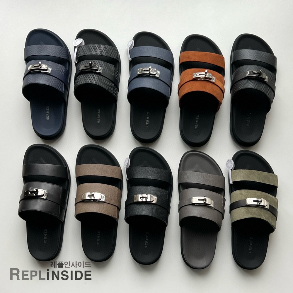 레플리카 명품 [HERMES] 에르메스 잭슨 샌들 남성용 - 전체 실사