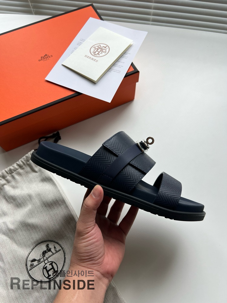 레플리카 명품 [HERMES] 에르메스 잭슨 샌들 남성용 - 옆면 실사