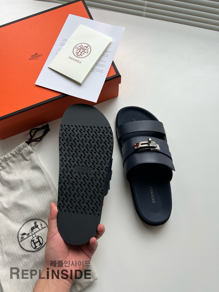 레플리카 명품 [HERMES] 에르메스 잭슨 샌들 남성용 - 로고 실사