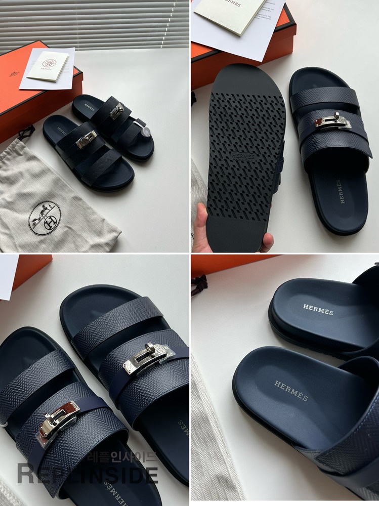 레플리카 명품 [HERMES] 에르메스 잭슨 샌들 남성용 - 박스 실사