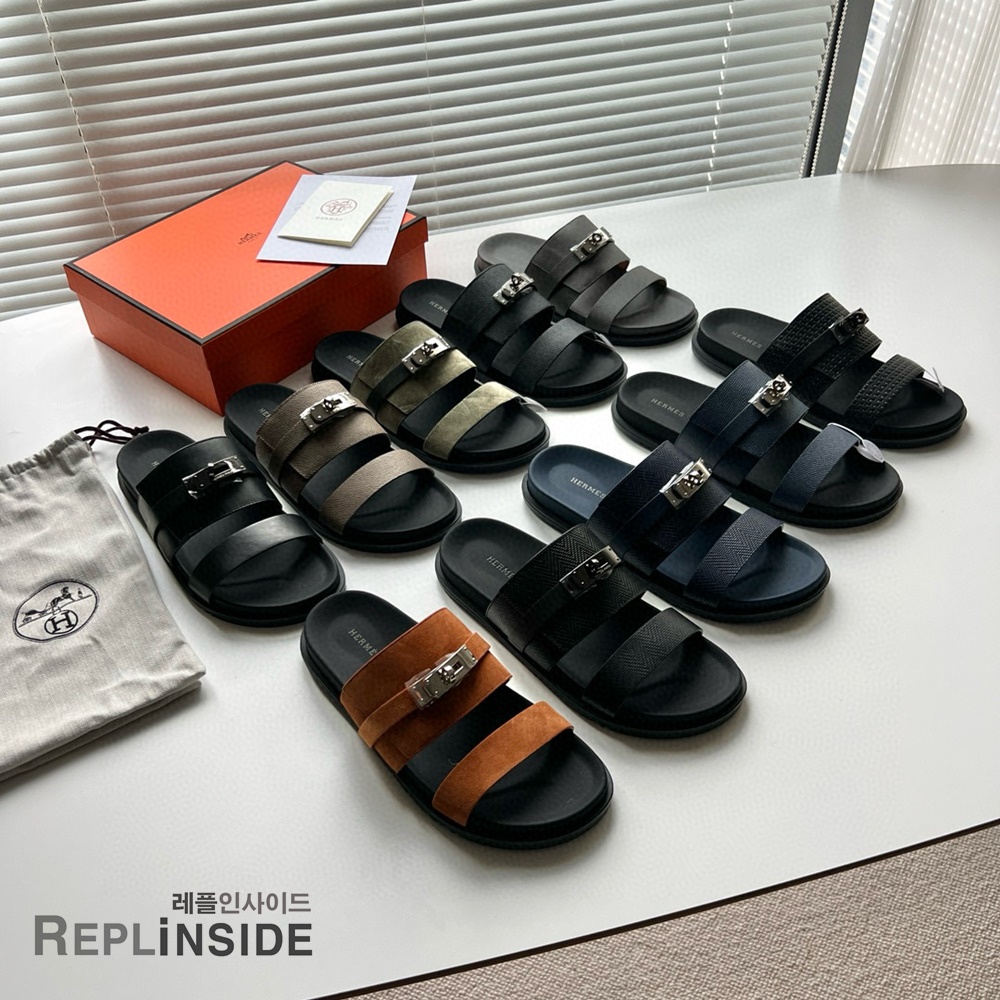 레플리카 명품 [HERMES] 에르메스 잭슨 샌들 남성용 - 택 실사