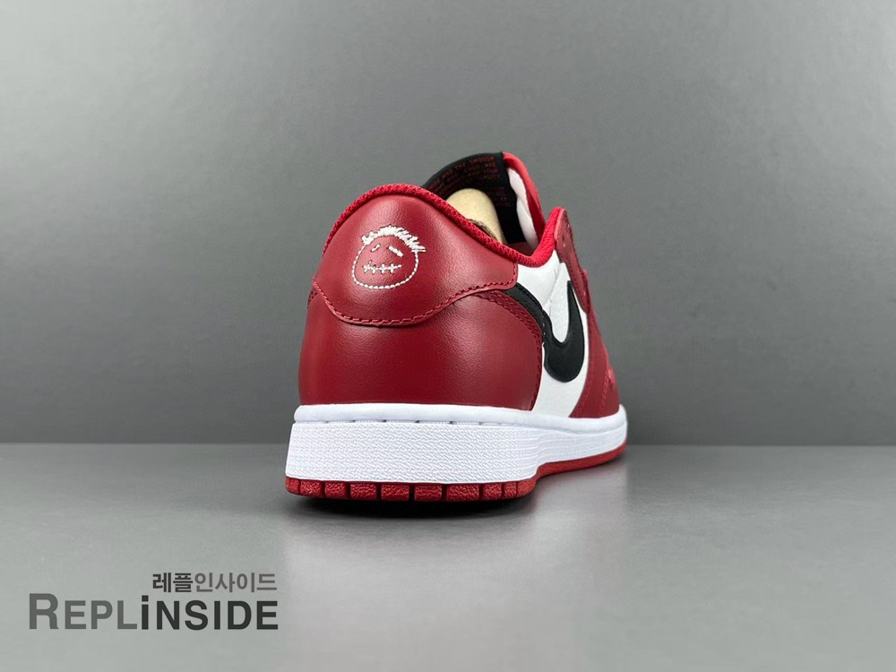 스캇 조던 시카고 로우 DM7866-101 신발끈 디테일, 스캇조던, 시카고 로우, 레플리카스니커즈, 고퀄리티 스니커즈