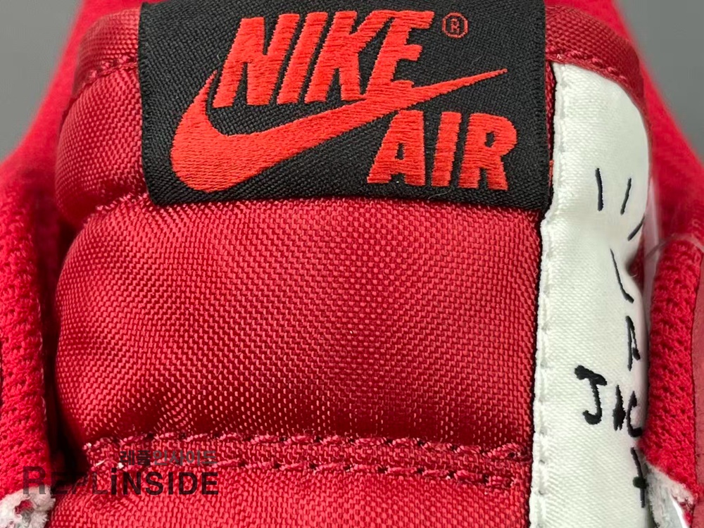 스캇 조던 시카고 로우 DM7866-101 상단 디테일, 스캇조던, 시카고 로우, 레플리카운동화, 실물컷