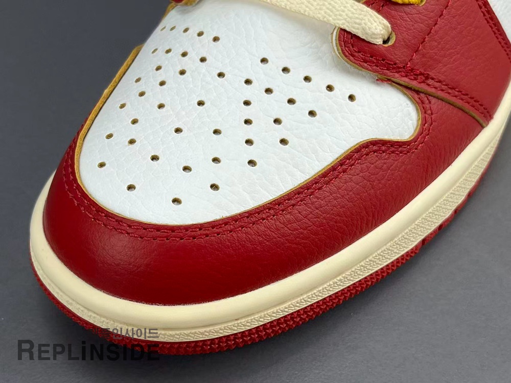 유니온 x AJ1 하이 OG 바시티 레드 쉐도우 그레이 HV8563-600, 레플리카스니커즈, 레플리카운동화, 레플리카조던, 에어조던1, 남성스니커즈, 실사, 착샷, 인기스니커즈, 리셀, 리뷰