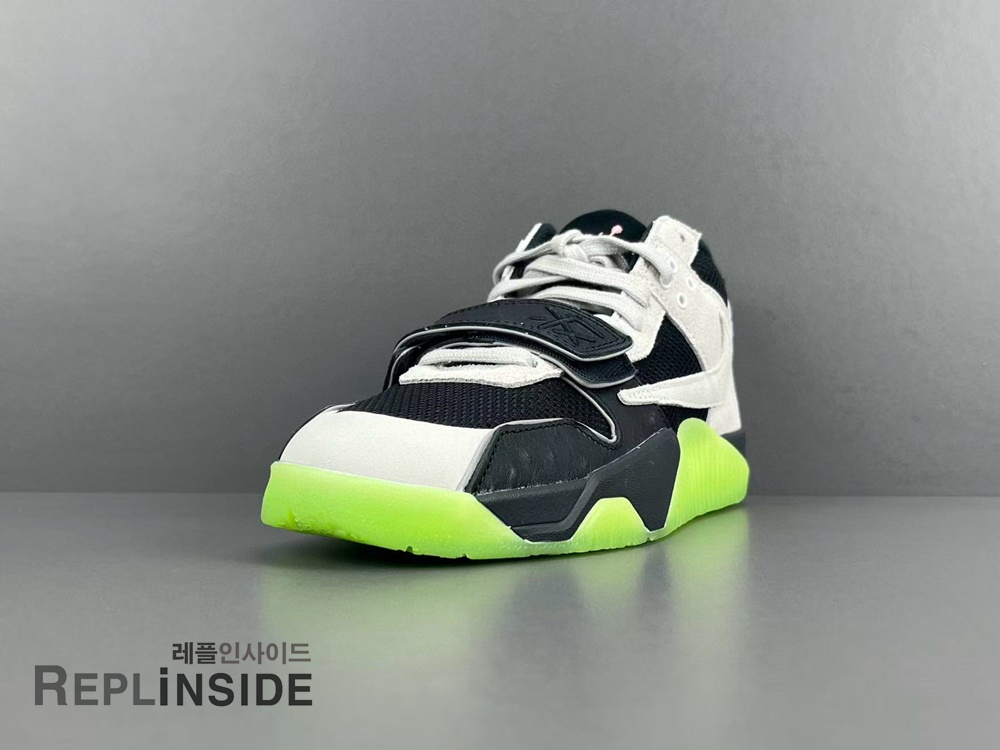 트래비스 스캇 조던 잭 블랙 IH7971-001 후면 로고 컷, 레플리카 스니커즈, 한정판 스타일 강조