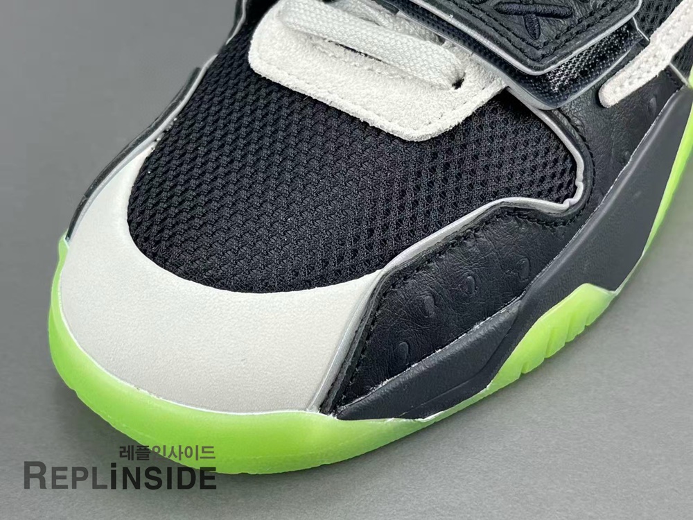 트래비스 스캇 조던 점프맨 잭 블랙 IH7971-001 텍스처 & 소재 컷, 레플리카 고해상도 이미지, 운동화