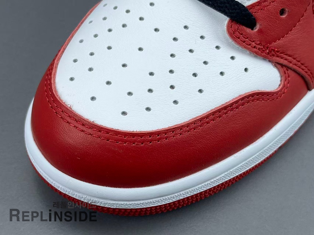 에어조던1 레트로 로우 OG 시카고 2025, 레플리카 운동화, 트리플 컬러, 남녀공용 스니커즈, 데일리 패션 운동화