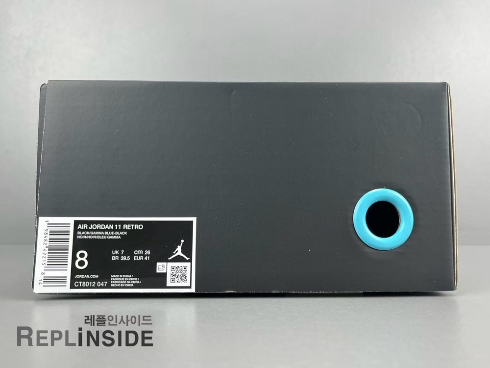 AJ11 감마 블루 CT8012-047, 레플리카스캇, 레플리카운동화, 에어조던11, 실사, 착샷, 남성스니커즈, 인기, 리셀, 구매, 리뷰